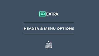Extra Header & Menu Options
