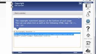 How to remove the 1&1 MyBusiness Site advertisement