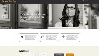Consulting Responsive Moto CMS 3 Template, #54901