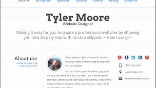 Create a Résumé Website In WordPress