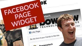 Add your FACEBOOK PAGE widget to your WordPress website and get MORE PAGE LIKES