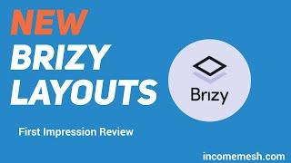Brizy Pro First Look at New Page Layouts and Interface