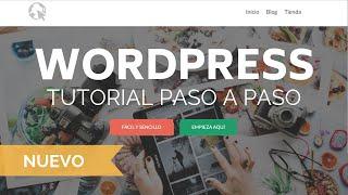 Tutorial WordPress - Actualizado Paso a Paso||Cómo Hacer una Pagina Web con WordPress Tutorial 2019