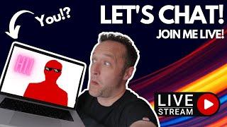 JOIN ME FOR A CHAT LIVE! - How are your sites?, Q&A, Merch giveaway and more!