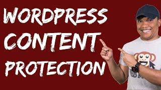WordPress Content Copy Protection