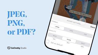 How To Choose the Right File Format for Your Project | GoDaddy Studio