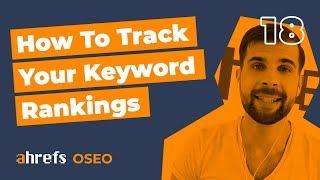 How To Track Your Keyword Rankings [OSEO-18]