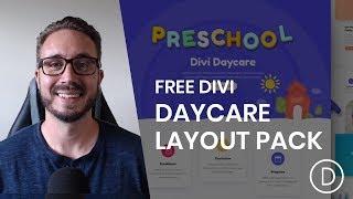 Get a FREE Daycare Layout Pack for Divi