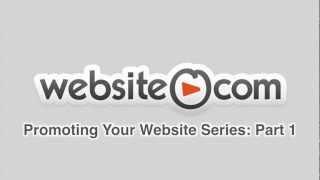 Promoting Your Website Series: Part 1