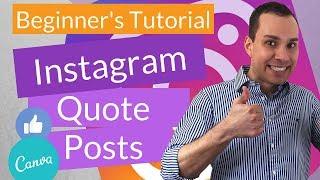 How To Design Instagram Images In Canva | Complete Instagram Post Guide For Beginners