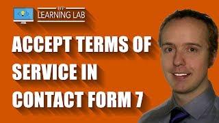 Contact Form 7 Acceptance Disables The Send Button Until The Terms Of Service Are Accepted
