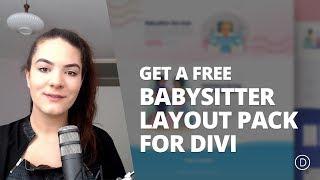 Get a Charming FREE Babysitter Layout Pack for Divi