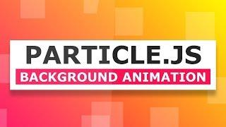 Particle.js Background Animation