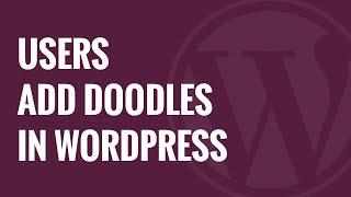 How to Allow Users to Add Doodles in WordPress Comments