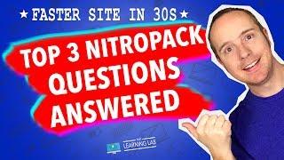 Top 3 Questions About NitroPack Answered - Speed Up WordPress