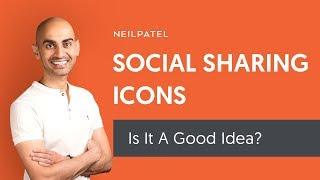 Should You Place Social Sharing Icons On Your Website?