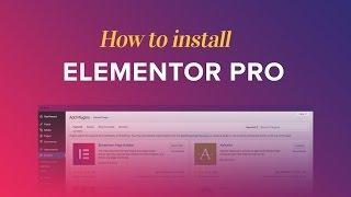How to Install Elementor Pro