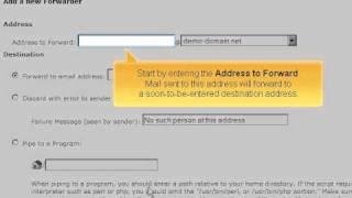 How to create an email forwarder