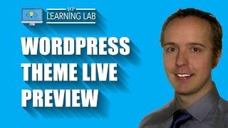 WordPress Theme Live Preview | WP Learning Lab