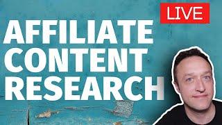 Affiliate Article Research / Planning LIVE + QUESTIONS + SITE REVIEWS [WP EAGLE LIVE STREAM]
