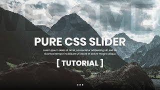 Pure CSS Slider | Slider Like Tesla.com