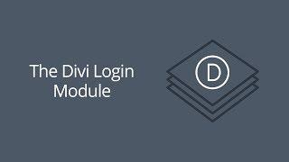 The Divi Login Module