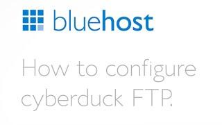 How to use Cyberduck FTP.