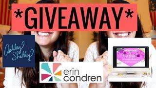 (closed) *GIVEAWAY* ERIN CONDREN, ASHLEY SHELLY, & OVERBUDGET TO OVERJOYED COURSE!