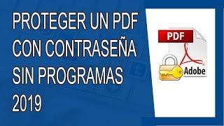 Cómo Proteger un PDF con Contraseña 2019 Sin Programas (Smallpdf)