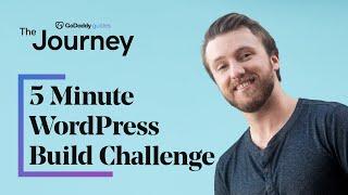 The 5-Minute WordPress Website Build Challenge | The Journey