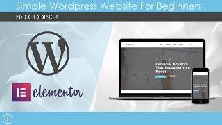 Wordpress Website Build For Beginners