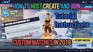 Fortnite How To Create, Host And Join Custom Matchmaking Lobby Servers In 2019 Tutorial Instructions