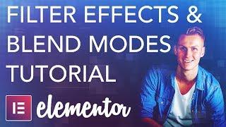 Elementor Filter Effects and Blend Modes Tutorial