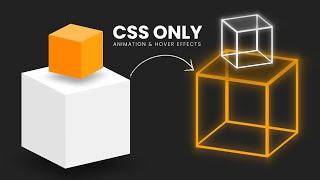 CSS 3D Animation & Hover Effects | Animated Cubes