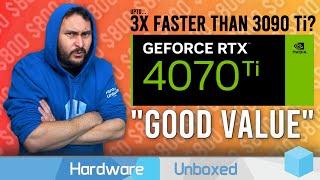 $800 Meh, Nvidia GeForce RTX 4070 Ti Review & Benchmarks