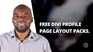 FREE Divi Profile Page Layout Pack