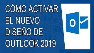 Cómo Activar el Nuevo Diseño de Outlook 2019 (Hotmail)