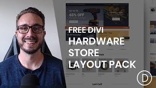 Get a FREE Hardware Shop Layout Pack for Divi