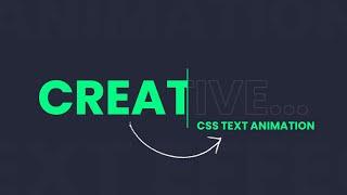 CSS Creative Text Animation Effects | Amazing Animated Text using Html & CSS