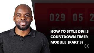 How to Create a Bold (Yet Elegant) Colorful Countdown Timer Module With Divi