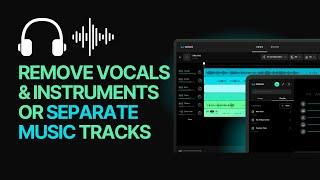 How To Remove Vocals & Instruments or Separate Music Tracks In Any Song Online For Free Using AI