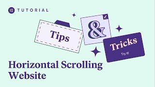 How to Create a Horizontal Scrolling Website [Advanced PRO]