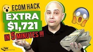 How I Made An Extra $1,721 This Month With 1 Little Known Ecom Hack, 5 Minutes, & No Money