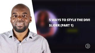 How to Style Divi’s Slider Module for a Bold Team Members Area