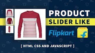 Product Image Slider Like Flipkart | Html CSS and Javascript