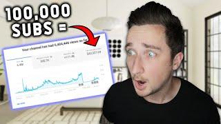 How Much Money Does My 100,000 Subscriber YouTube Channel Make?