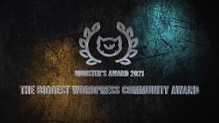 Monster`s Award - WordPress Community Award by TemplateMonster