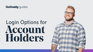 Log In Options For Account Holders