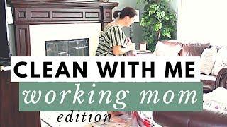 QUICK CLEANING ROUTINE FOR WORKING MOMS Clean with Me: Blogger Edition Power Hour Cleaning Routine
