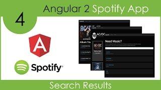 Build An Angular 2 Spotify App - Part 4